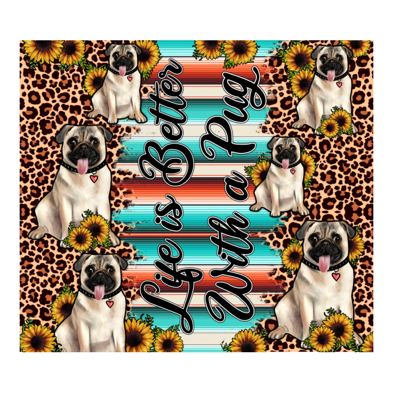 Life Is Better With A Pug Zipper Hoodie by JahusDesignShop | Teevron