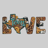 Love Texas Map Sunflower Leopard Cowhide Premium Tee | Teevron