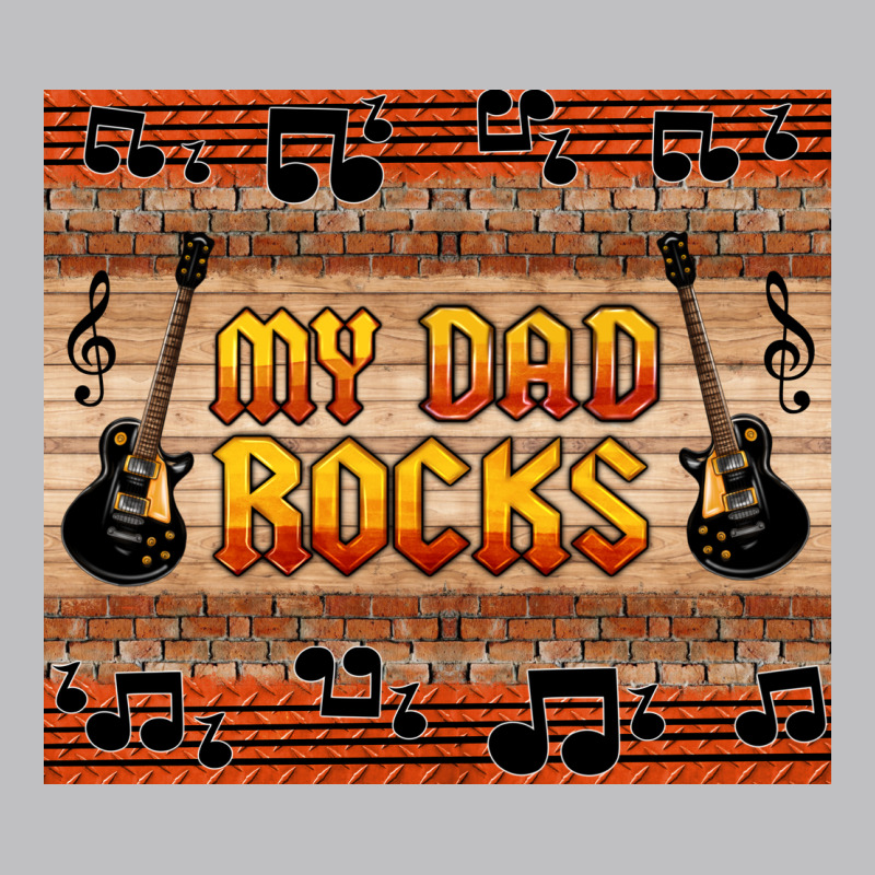 My Dad Rocks Long Sleeve Tee by HRA Design Shop | Teevron