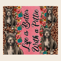 Life Is Better With A Pittie Zipper Hoodie | Teevron