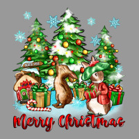 Merry Christmas Rabbits Vintage Hoodie | Teevron