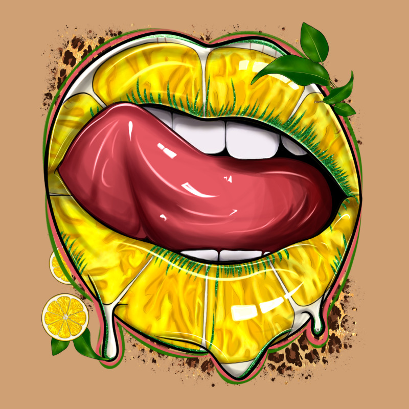 Lemon Lips With Leopard Vintage Tee by texasbilliewilder | Teevron