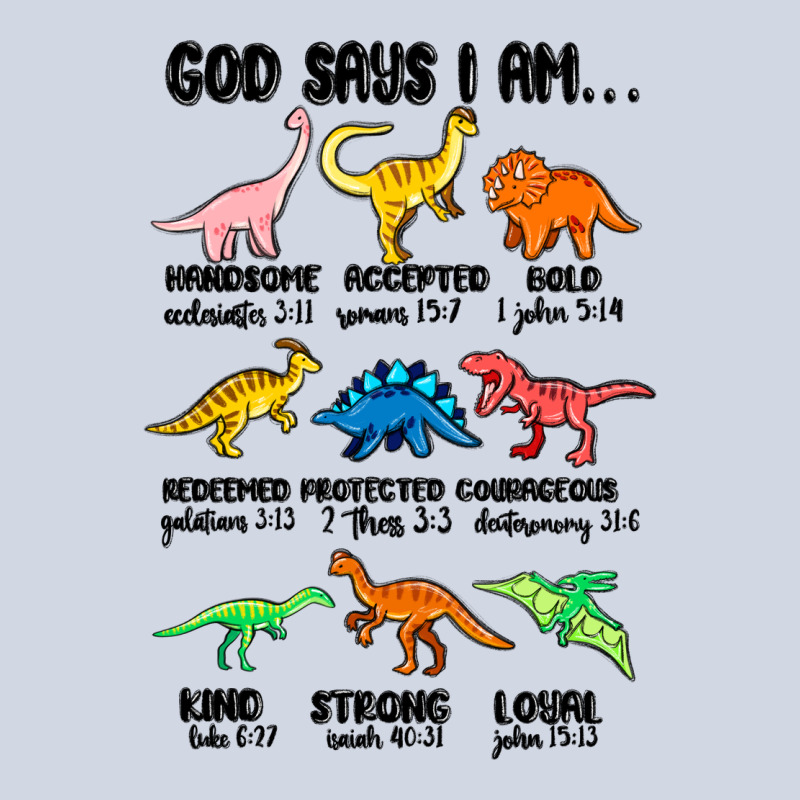 God Says I Am Dinosaurs Handsome Premium Sweatshirt by MaliasSmallBusiness | Teevron