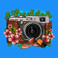 Floral Lotus Leaf Film Roll Vintage Camera Classic Tee | Teevron