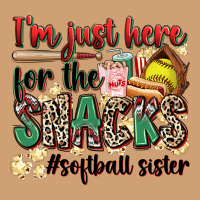 I'm Just Here For The Snacks #softball Sister Vintage Tee | Teevron