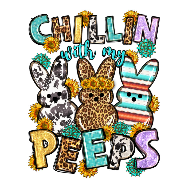 Chillin With My Peeps Easter Long Sleeve Tee by OliviaCreatesArt | Teevron
