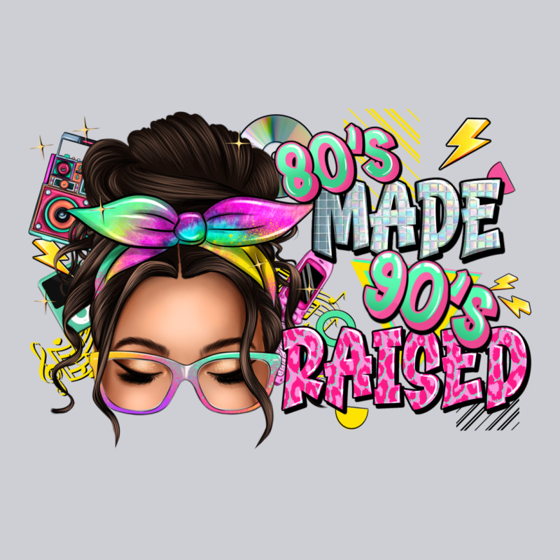 80s Made 90s Raised Messy Bun Heavyweight Sweatshirt by texasbilliewilder | Teevron