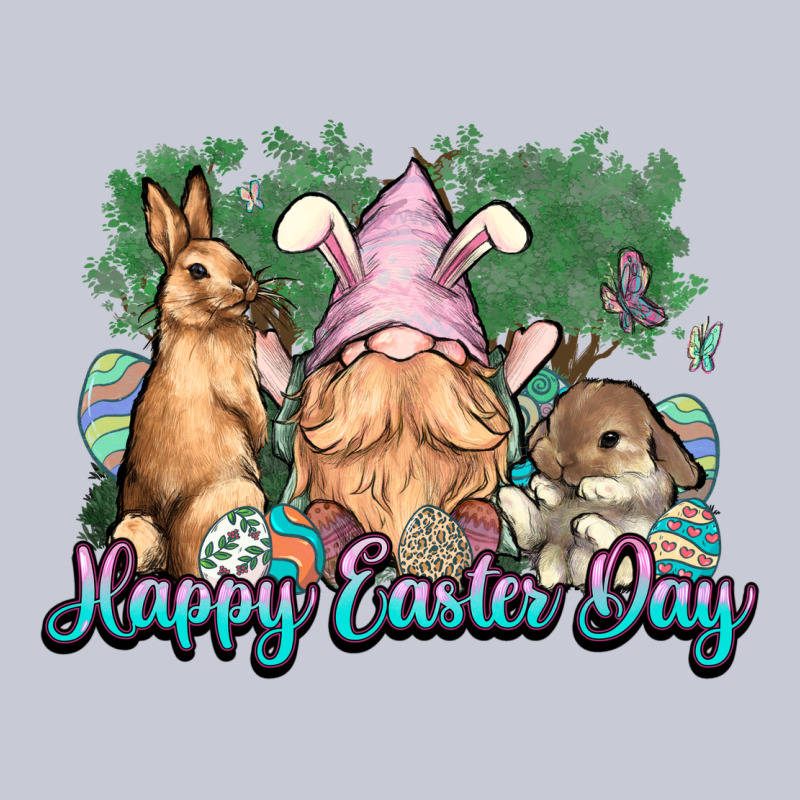 Gnome Bunny Happy Eater Day Heavyweight Hoodie by NancyCooperArtShop | Teevron