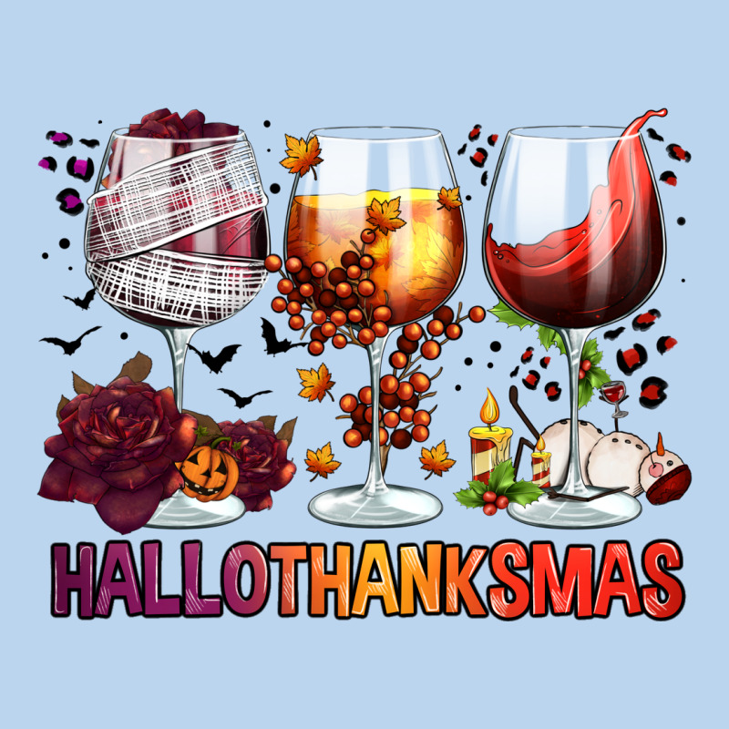 Hallothanksmas Halloween Thanksgiving  Christmas Wine Classic Tee by FaDigitalArtStudio | Teevron