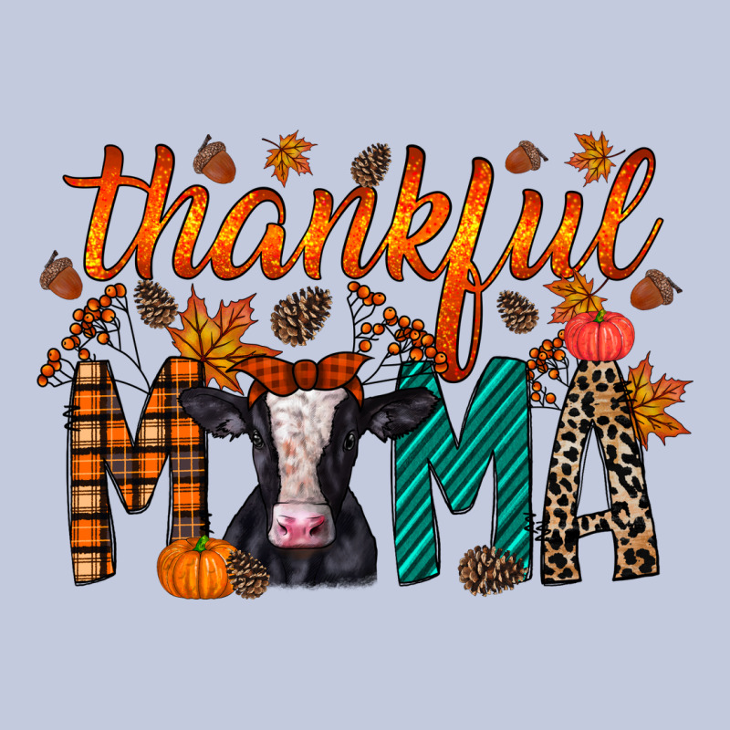 Thankful Mama Holstein Cow Long Sleeve Tee by RacoonDesign | Teevron
