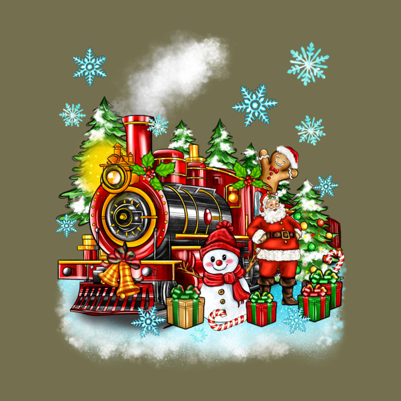 Christmas Polar Express Santa Vintage Hoodie by Zillion Design Studio | Teevron
