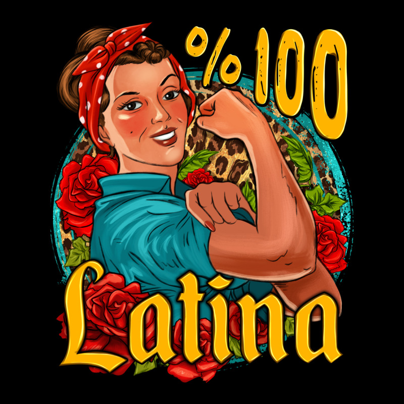 Hundred Percent Latina Strong Woman Urban Hoodie by Jasminsmagicworld | Teevron