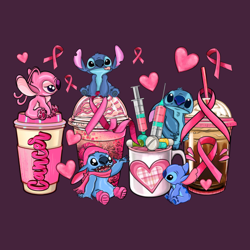 Breast Cancer Stitch Coffee Cups Classic Tee by AdoDesignShop | Teevron