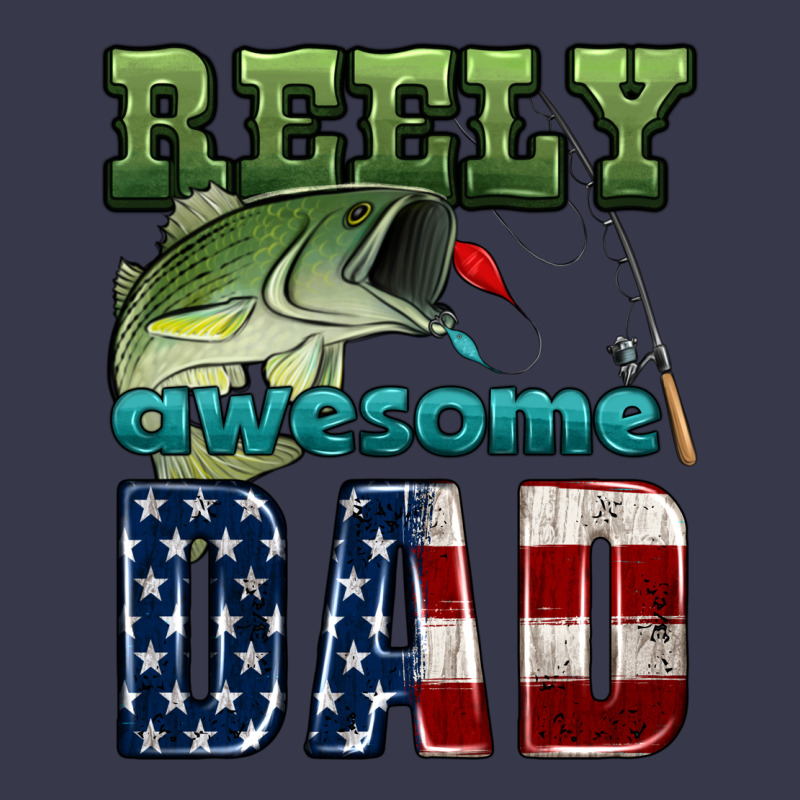 Reely Awesome Dad Long Sleeve Tee by HRA Design Shop | Teevron