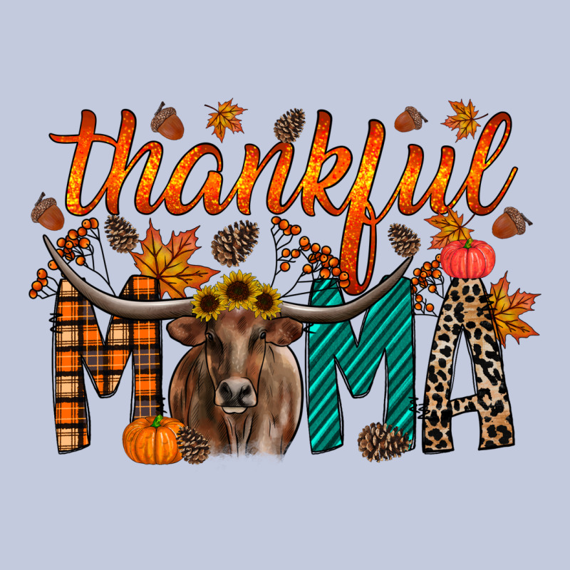 Thankful Mama Longhorn Long Sleeve Tee by RacoonDesign | Teevron