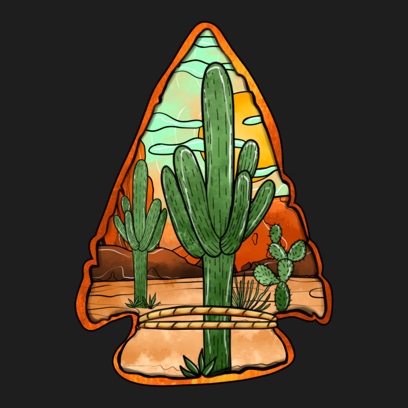 Desert Cactus Arrowhead Heavyweight Hoodie by Jasminsmagicworld | Teevron