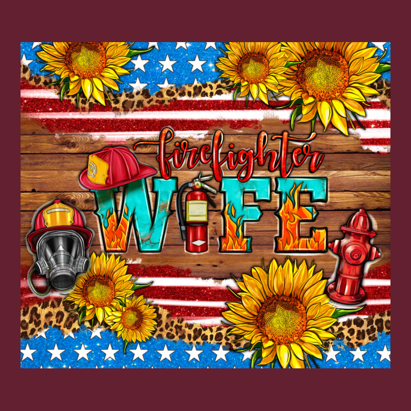 American Flag Firefighter Wife Classic Tee by HRA Design Shop | Teevron