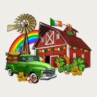 Barn St Patricks With Truck And Shamrocks Zipper Hoodie | Teevron