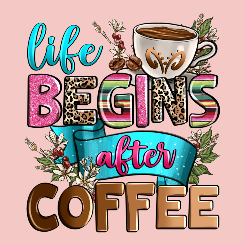 Life Begins After Coffee Urban Heavy Tee by Zillion Design Studio | Teevron