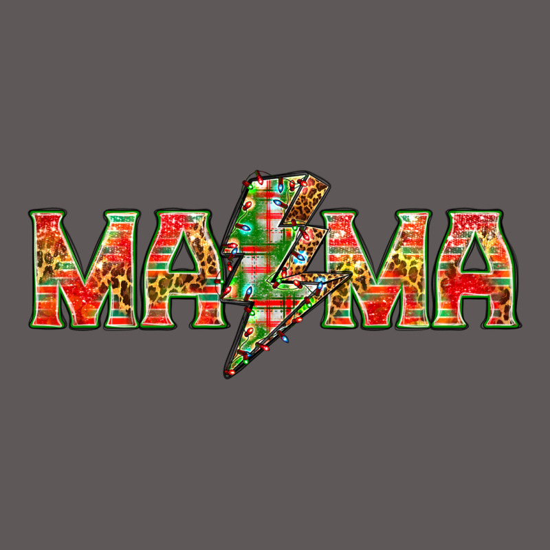 Mama Christmas Lightning Bolt Premium Hoodie by NancyCooperArtShop | Teevron
