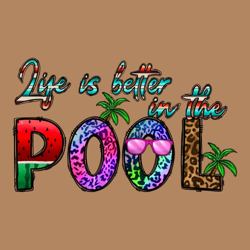 Life Is Better İn The Pool Long Sleeve Tee by CowhideDigitalArt | Teevron