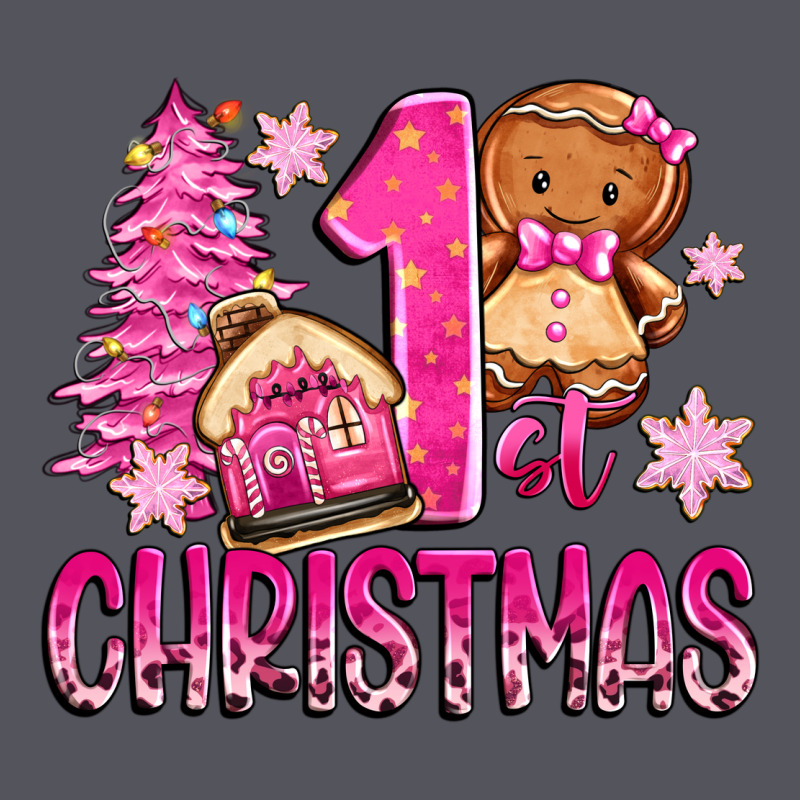 1st Christmas Gingerbread Girl Vintage Hoodie by Zillion Design Studio | Teevron