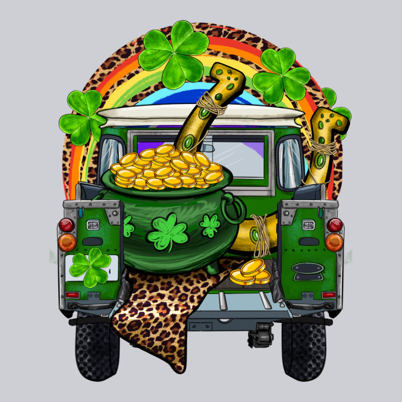 St Patrick's Day Truck With Pot Of Gold Horseshoe And Rainbow Heavyweight Sweatshirt by RanaPortraitStore | Teevron