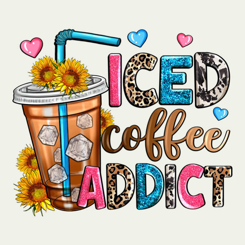 Iced Coffee Addict Urban Heavy Tee by Zillion Design Studio | Teevron
