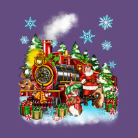 Christmas Santa And Friends Train Vintage Hoodie | Teevron