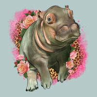 Leopard Baby Hippo Heavy Core Tee | Teevron