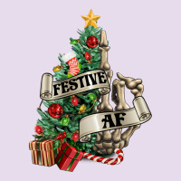 Festive Af Christmas Middle Finger Premium Hoodie | Teevron