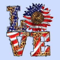 Patriotic Sunflower Love Urban Heavy Tee | Teevron