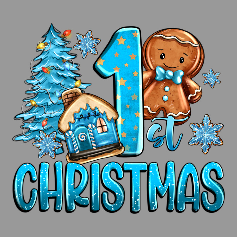 1st Christmas Gingerbread Boy Vintage Hoodie by Zillion Design Studio | Teevron