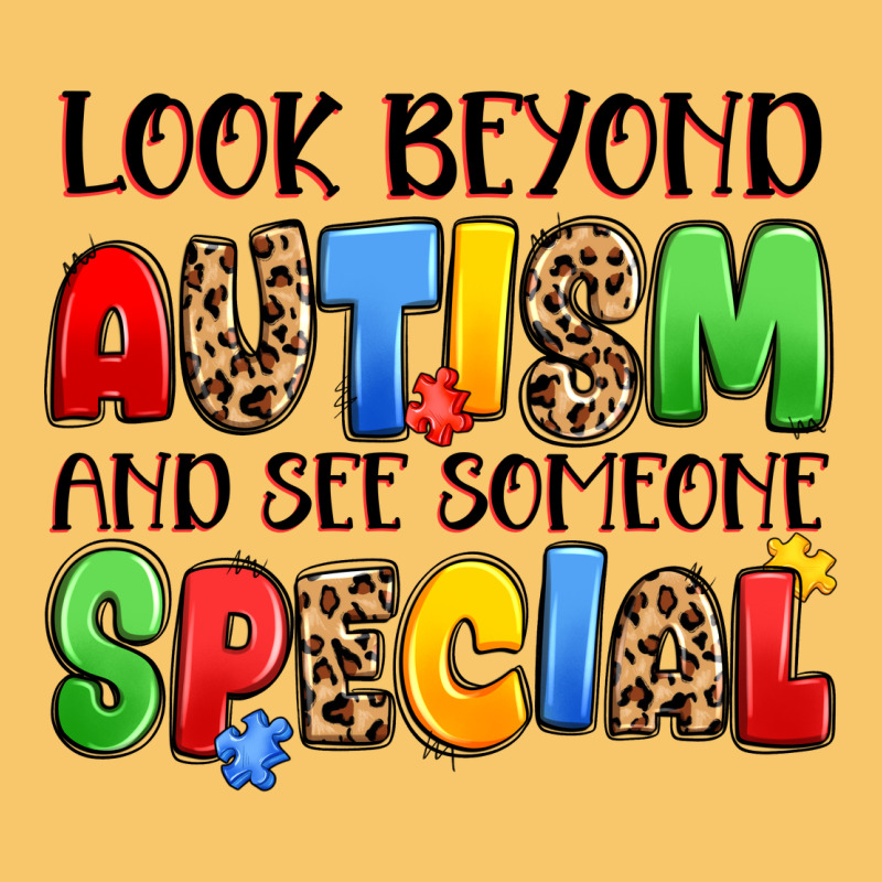 Look Beyond Autism And See Someone Special Vintage Hoodie by JahusDesignShop | Teevron