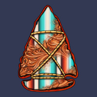 Turquoise Serape Tooled Leather Arrowhead Heavyweight Hoodie | Teevron