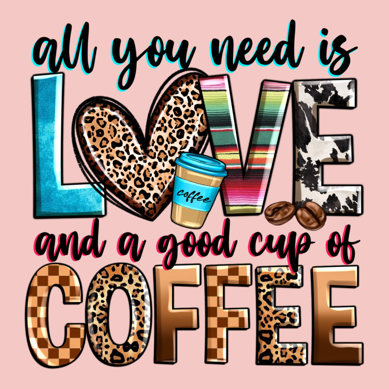 All You Need Is Love And A Good Cup Of Coffee Urban Heavy Tee by Zillion Design Studio | Teevron