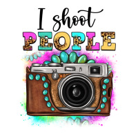 I Shoot People Tie Dye Gemstone Vintage Camera Classic Tee | Teevron