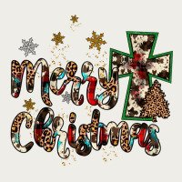 Merry Christmas Wood Slice Ornament Zipper Hoodie | Teevron
