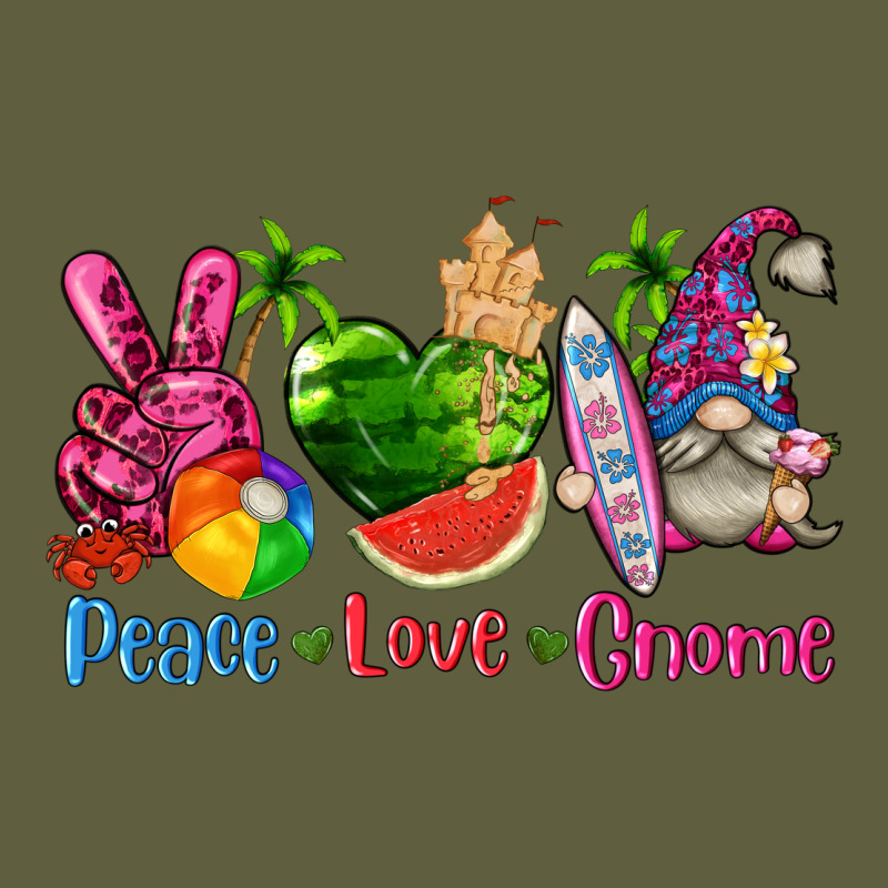 Peace Love Gnome Summer Vintage Tee by texasbilliewilder | Teevron