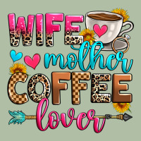 Wife Mother Coffee Lover Urban Heavy Tee | Teevron