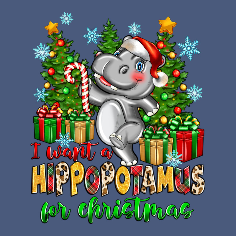 I Want A Hippopotamus For Christmas Vintage Hoodie by Zillion Design Studio | Teevron