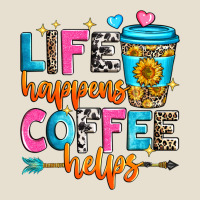 Life Happens Coffee Helps Urban Heavy Tee | Teevron