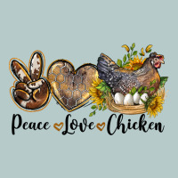 Peace Love Chicken Heavy Core Tee | Teevron