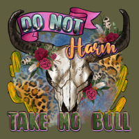 Do Not Harm Take No Bull Cow Skull Vintage Tee | Teevron