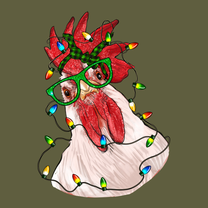 Christmas Rooster With Lights Vintage Tee by RanaPortraitStore | Teevron