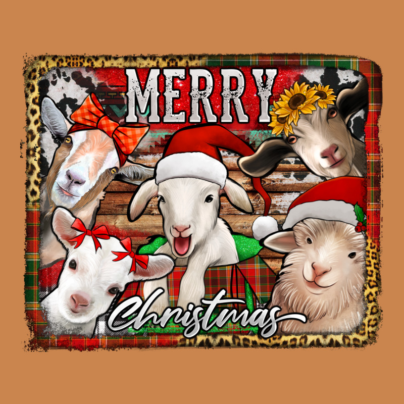Merry Christmas Goats Heavyweight Hoodie by Jasminsmagicworld | Teevron