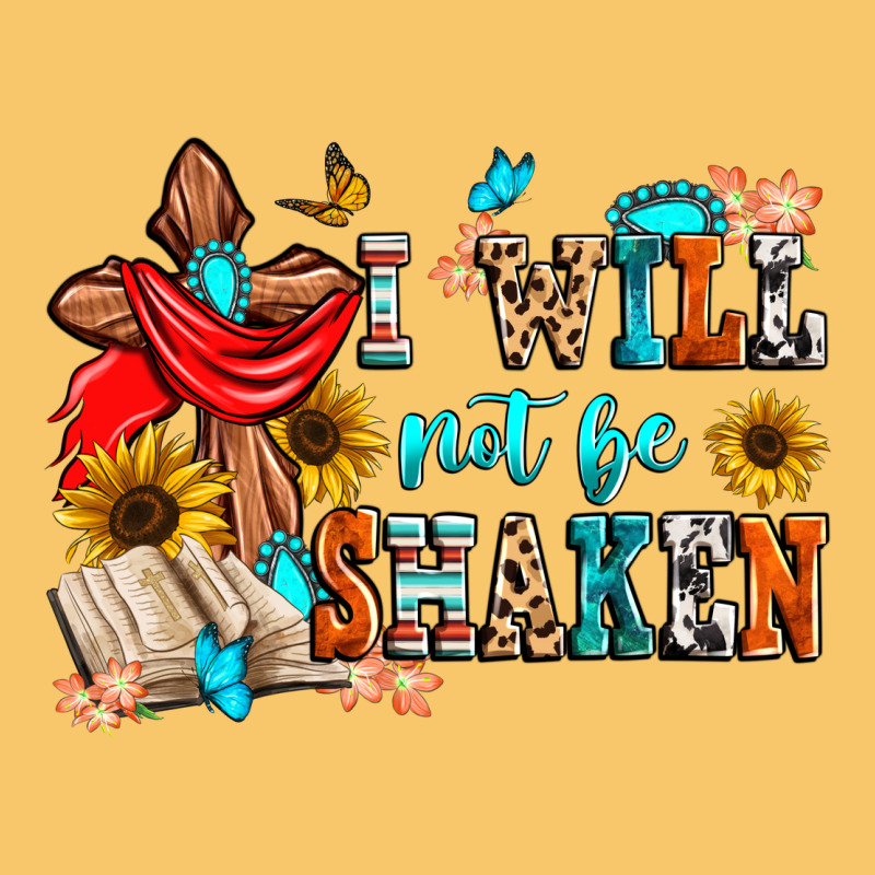 I Will Not Be Shaken Vintage Hoodie by Zillion Design Studio | Teevron