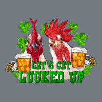 St. Patrick's Day Roosters Let's Get Lucked Up Heavyweight Sweatshirt | Teevron