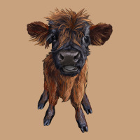 Highland Cow Calf Vintage Tee | Teevron
