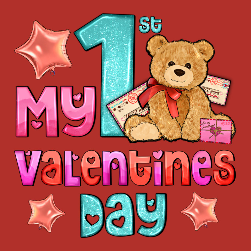 My First Valentines Day Premium Hoodie by AdoDesignShop | Teevron